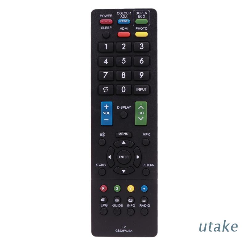 Utakee GB225WJSA รีโมตคอนโทรล เหมาะสําหรับ Sharp TV Remote LCD LED Smart TV Player