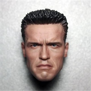 1/6 Scale Arnold Schwarzenegger Head Sculpt หัวประติมากรรมสําหรับโมเดลร่างกายฟิกเกอร์ 12 Ht Phicen