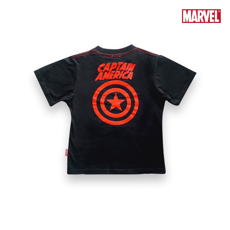 Dreaminc เสื้อยืดลายกัปตันอเมริกา(Captain America) ลิขสิทธิ์แท้จากมาร์เวล