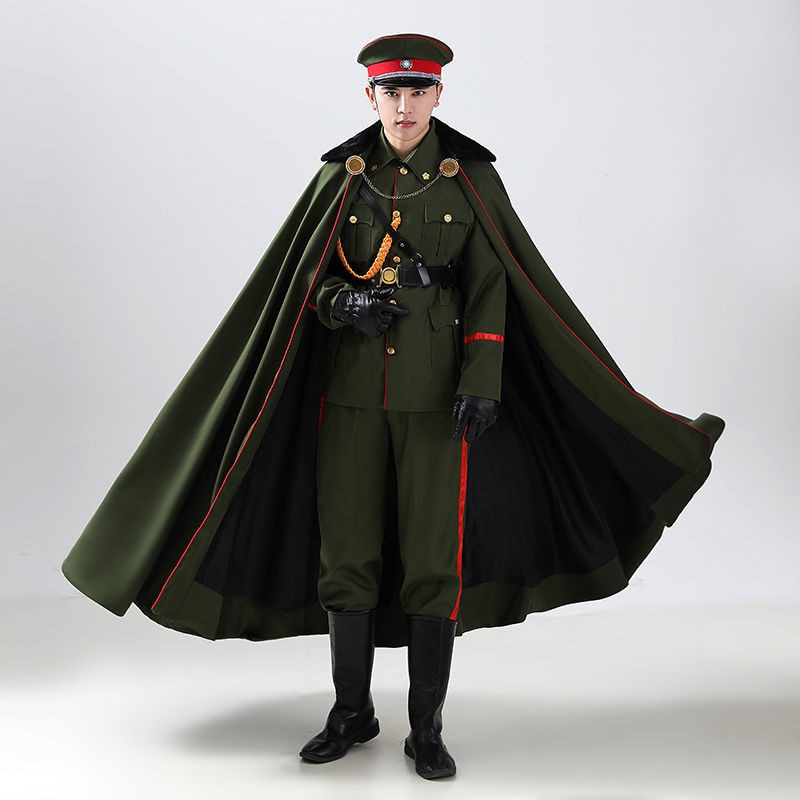 Jcสาธารณร ฐจ นข นศ กช ดใหญ Old Nine Gate Zhang Qishan Dafoye National Army Military Uniform Cosplay Photography Costume Hnk33b1gdv Thaipick