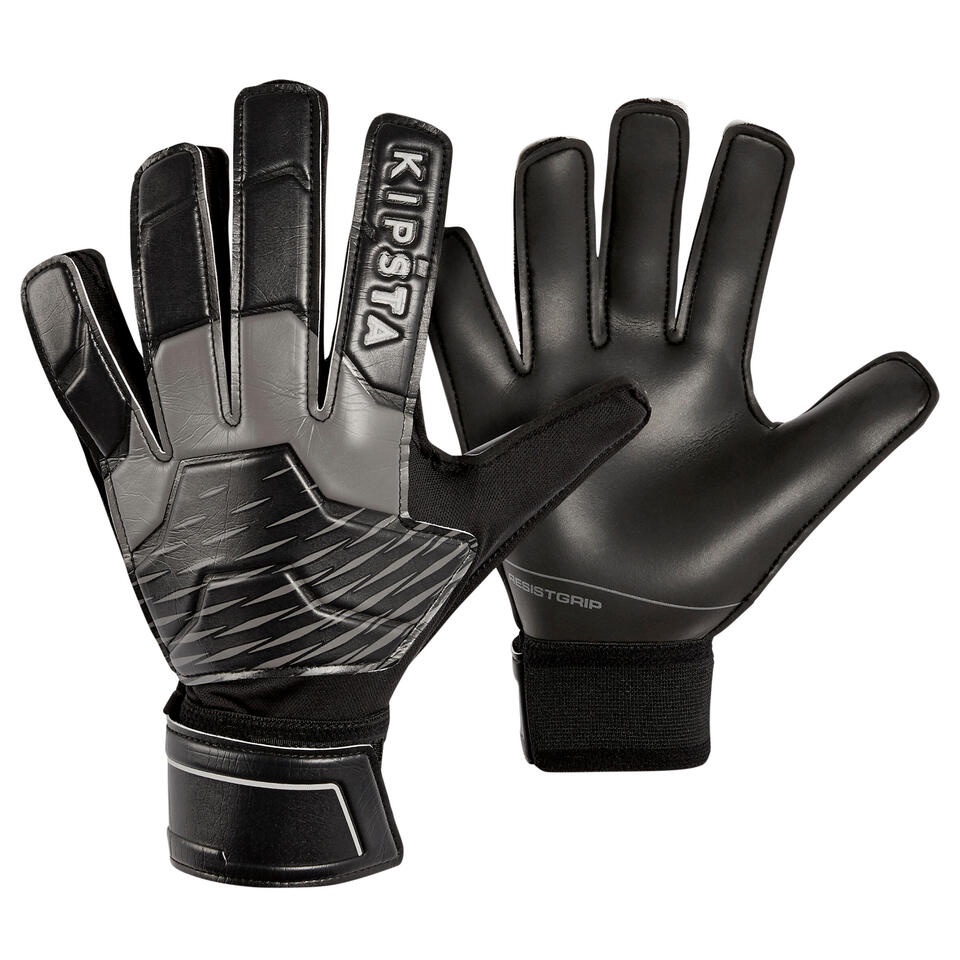 ถุงมือผู้รักษาประตูใส่เล่นฟุตบอลสำหรับผู้ใหญ่รุ่น F100 Resist KIPSTA ADULT FOOTBALL GOALKEEPER GLOVE