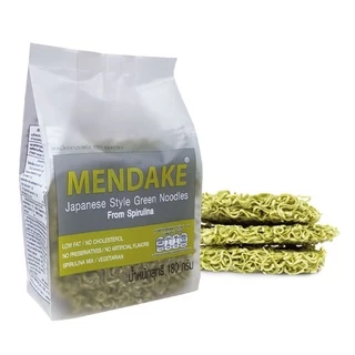 Mendake เมนดาเกะ บะหมี่อบแห้ง จำนวน 8 ซอง (ซองละ 180 กรัม : 4 ก้อน ซองสีเขียว)