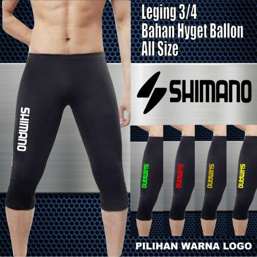SHIMANO ชิมาโน่ 3/4 เลกกิ้ง / กางเกงขายาวผู้ชาย 3/4 / เลกกิ้ง 3/4 / เลกกิ้งกีฬา / เอสจีเอฟ