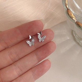 (พร้อมส่ง) ต่างหูลายผีเสื้อ รุ่น glittering butterfly