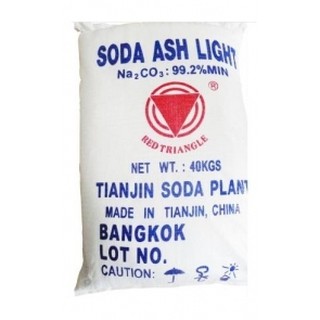 โซดาแอช ไลท์ จีน , Sodium carbonate , Soda Ash Light ขนาด 40 กก.