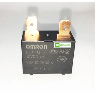 รีเลย์ G4A-1A-E OMRON 12VDC 24VDC สินค้าพร้อมส่ง สต๊อกสยาม เพอร์เชสซิ่ง