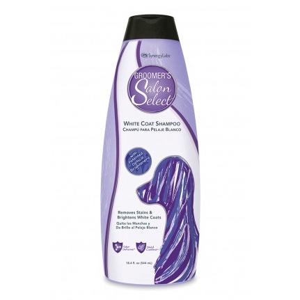แชมพูสุนัข SynergyLabs Groomer's Salon Select สูตรขนขาว Whiite Coat (544ml.)