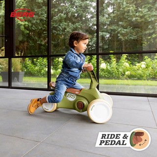 BERG Go2 - Retro Green รถโกคาร์ทรถขาถีบสำหรับเด็ก
