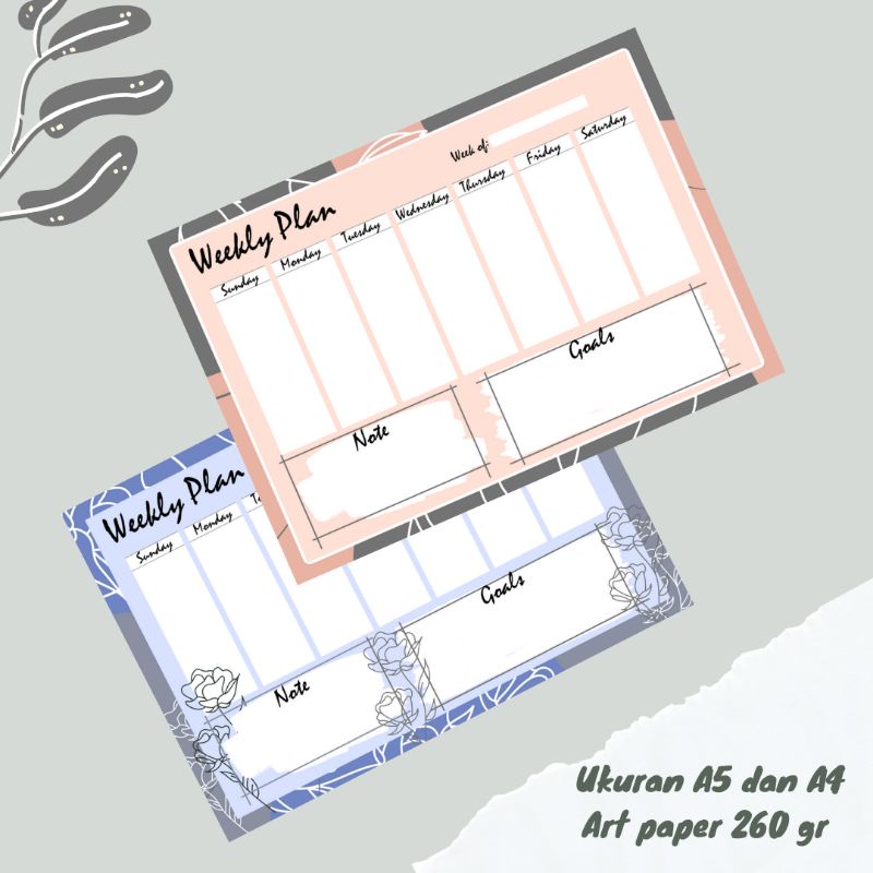 Weekly planner******