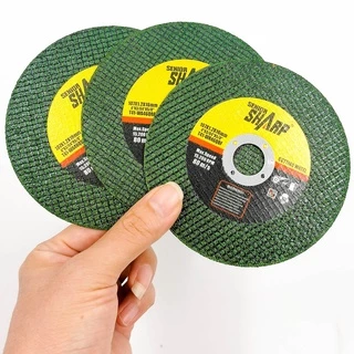 (กล่อง50แผ่น) ใบตัดเหล็ก ใบตัดสเตนเลส 4นิ้ว SHARP(107 mm) 1.2 มิล ใย2ชั้น เกรดพีเมียม ใบตัดสแตนเลส ตัดเหล็กฉาก