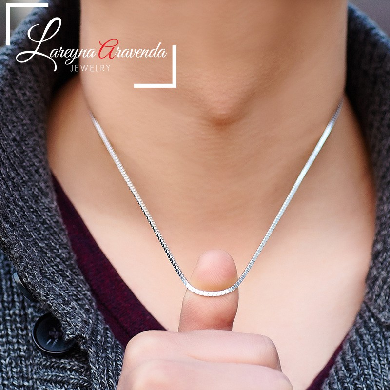 สร้อยคอไทเทเนียมชายและหญิงป้องกันสนิมรุ่นปลาไหลตลอดอายุการใช้งาน RT002