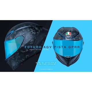 AGV Pista GPRR Futuro Carbonio/elettro iridium