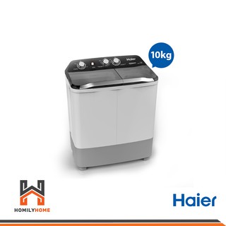 Haier เครื่องซักผ้า 2 ถัง รุ่น HWM-T100 OXI 10kg. รุ่น HWM-T120 OXI 12kg. รุ่น HWM-T140 OXI 14kg.