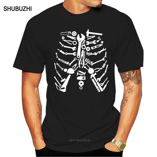 ถูกสุดๆShubuzhi เสื้อยืดลําลอง สําหรับผู้ชาย แขนสั้น พิมพ์ลายโครงกระดูกรหัสเต็ม