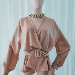 #T309 SATIN CROSS BELT
PINK NUDE PASTEL