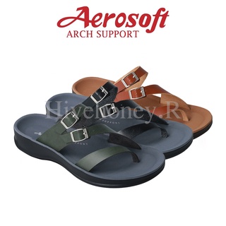 ☁️FW8463☁️ รองเท้าแตะเพื่อสุขภาพ aerosoft arch support(แอโร่ซอฟ)