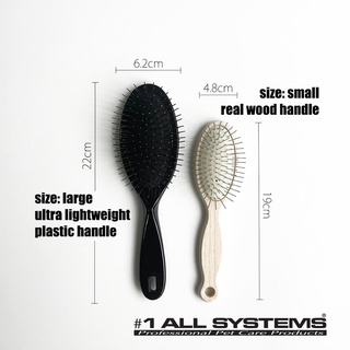 #1 All Systems Pet Pin Brush หวีแปรงหัวหมุด อย่างดี สำหรับสุนัข/แมว ขนปานกลาง-ขนยาว