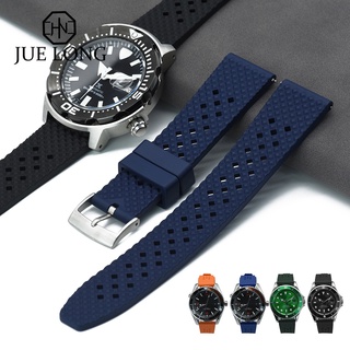 New Designed Fluorine Rubber Strap New Honeycomb Bracelet Quick Release Watch Band 18mm 20mm 22mm For Each Brand Watchs Band