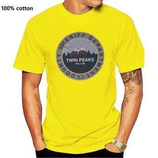 ขายดี!พร้อมส่ง มาใหม่ เสื้อยืดลําลอง แขนสั้น พิมพ์ลาย Twin Peaks County Sheriff หลากสี แฟชั่นสําหรับผู้ชาย 2022S-5XL