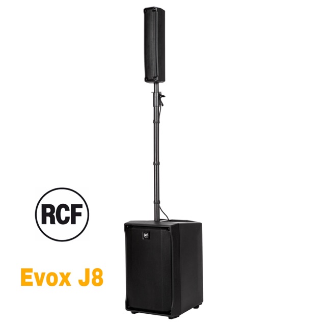 ตู้ลำโพงคอลัม ยี่ห้อ RCF รุ่น Evox J8 มีแอมป์ในตัว