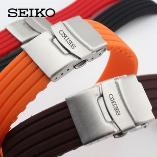 สายนาฬิกาข้อมือซิลิโคน Seiko No. 5 20 มม. กันน้ํา 18 มม. 22 มม. อุปกรณ์เสริม สําหรับ Seiko z179