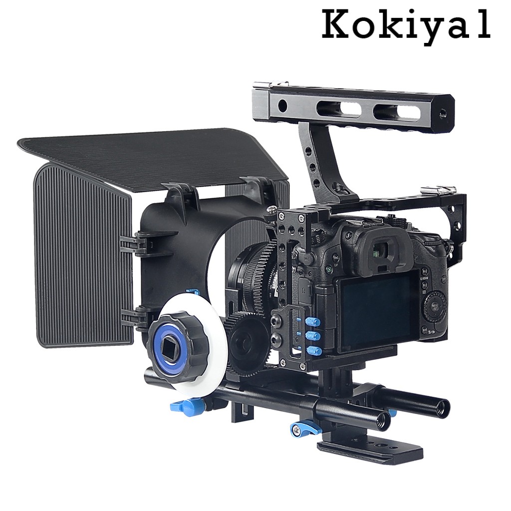 [Hot] DSLR rig video making stabilizer matte box follow focus for Sony