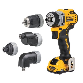 DEWALT DCD703D2 ชุดสว่านไร้สาย 12V พร้อมหัว 4 แบบ / Brushless Motor / พร้อมแท่นชาร์จ+แบตเตอรี่ - รับประกัน 3 ปี!!!