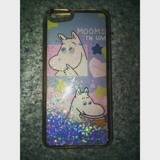 เคส case oppo a57 a39 ลายมูมิน moomin ซิลิโคนนิ่ม ด้านหลังเป็นน้ำขยับได้