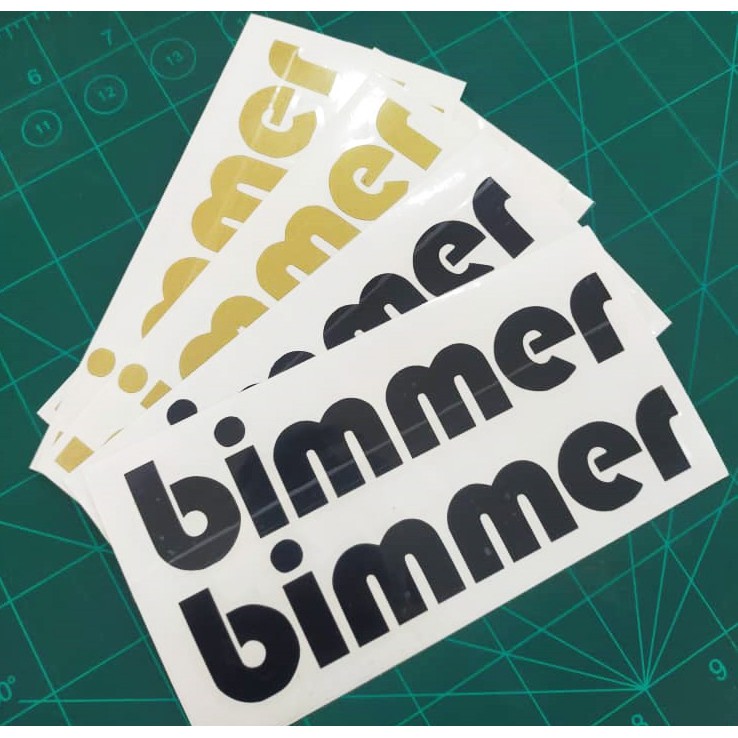 สติ๊กเกอร์ตัด BIMMER stiker