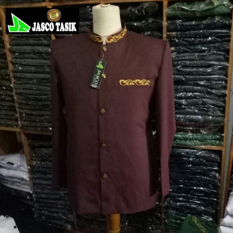 เสื้อ Jasko Koko Jasco Maurina KS Koko เสื้อแจ็คเก็ตมุสลิมผู้ชาย Jasko ขนสัตว์ Novus by Jasco tazk