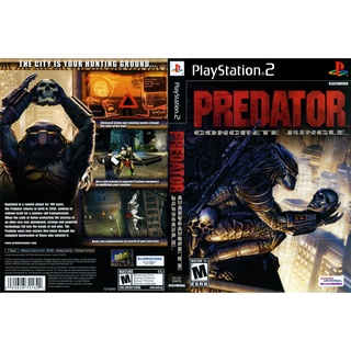 Predator - Concrete Jungle แผ่นเกมส์ PS2