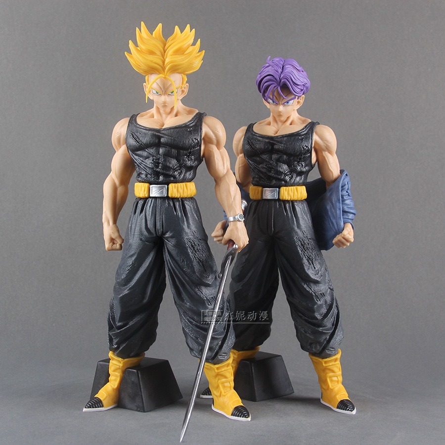 dragon ball figurine Trunk Et Vegeta Statuette Super Sayan Decoration