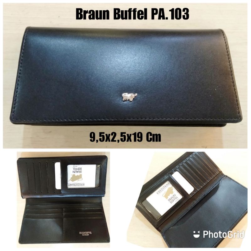 กระเป๋าสตางค์หนังสุดเท่ BRAUN BUFFEL