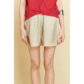 Casual Cotton Linen Shorts กางเกงขาสั้นผ้าคอตตอนลินิน