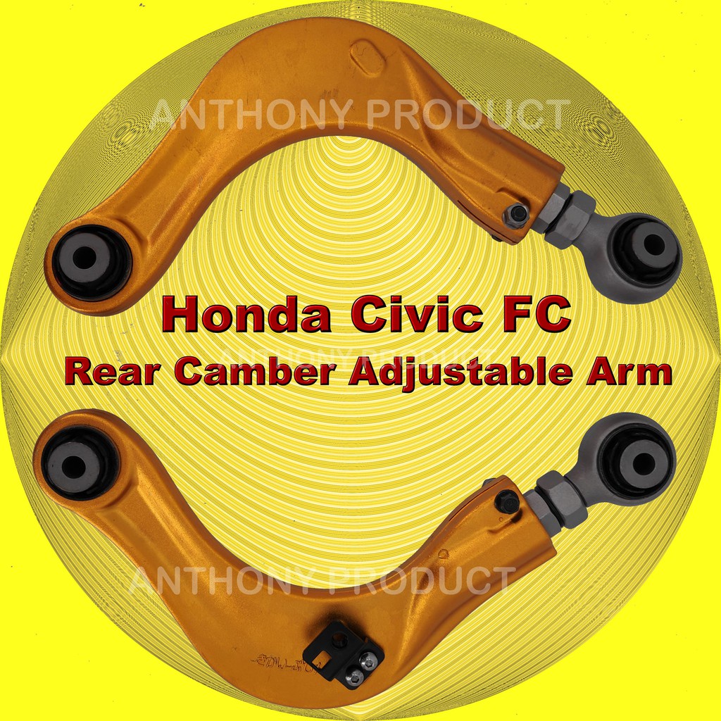 Honda Civic FC FE FK8 CR-V CRV 2016 - 2021 แขนช่วงล่าง Camber แบบปรับได้ด้านหลัง
