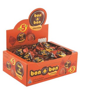 บอนโอบอน ลูกอมขนมหวานช็อกโกแลต ขนาด 14กรัม ยกกล่อง 24ชิ้น BON O BON CHOCOLATE