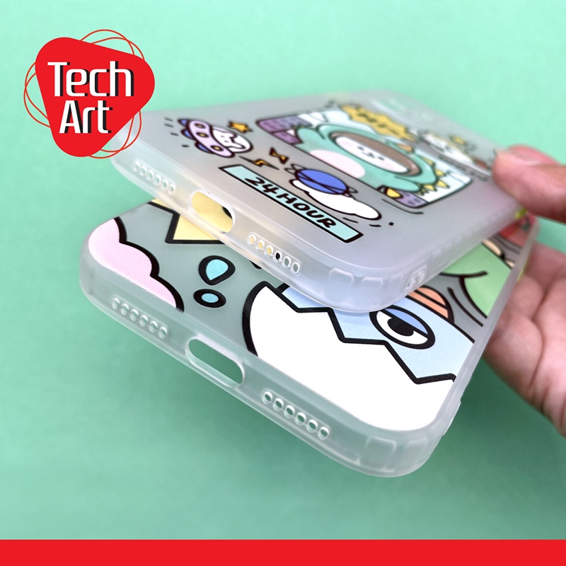 เคสนิ่มขุ่น กันกล้อง ปุ่มกดสี ซิลิโคน TPU พิมพ์ลาย Vivo V23(5G) V23e(5G) Y01/Y15s Y12/Y17 Y20/Y20s/12s Y21(2021) Y30 5G #5
