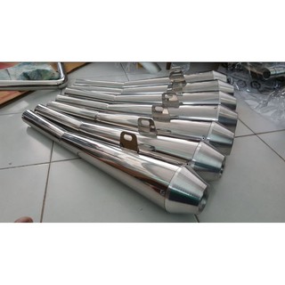 [โค้ด SIRI189 ลดอีก 600]ปลายท่อเมกกะโฟนแต่งตรงรุ่น SR400 / SR400 FI