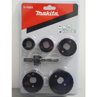 MAKITA D-70203 โฮลซอ6ตัวชุด ของแท้100%