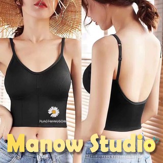 บราสายเดี่ยว เสื้อกล้าม สายเดี่ยว บราสายเดี่ยวแบบสวม 660 Manow.studio