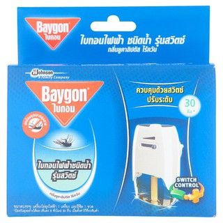 ไบกอน Baygon เครื่องไล่ยุงไฟฟ้า ชนิดน้ำ กลิ่นยูคาลิปตัส