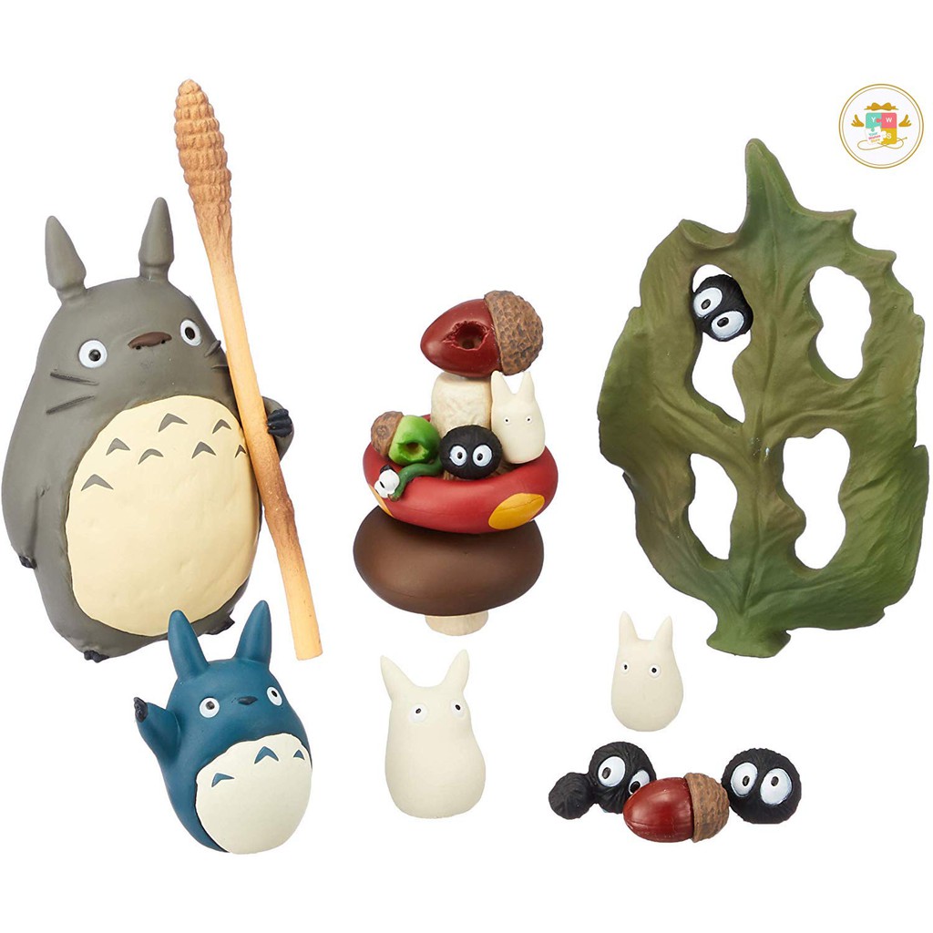 🇯🇵 My Neighbor totoro figure model โทโทโร่ เพื่อนรัก ฟิกเกอร์ โมเดล ghibli (กล่องเขียวส้ม) 🇨🇳
