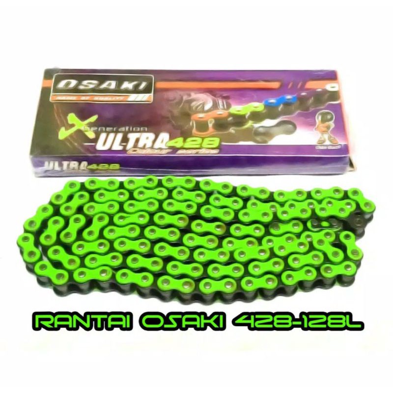 OSAKI CHAIN 428 X 128L CALOUR SERIES MADE IN THAILAND ORIGINAL