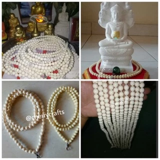 ลูกปัดสีงาช้าง ลูกประคำ 8-10มิล สร้อยประคำ ลูกประคำมหาจักรพรรดิ ลูกปัดจัมโบ้ ลูกปัดพลาสติก ลูกปัดสร้อยพระ ประคำจักรพรรดิ