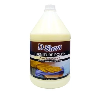 [2ชิ้น ถูกกว่า] DShow น้ำยาเช็ดเงาเฟอร์นิเจอร์ ขนาด 3400มล. ( Furniture Polish )