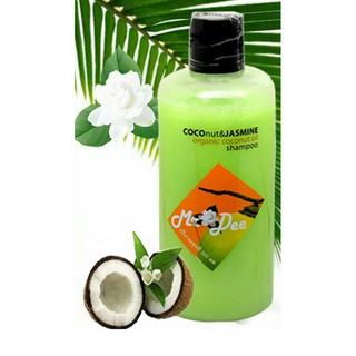 แชมพูธรรมชาติ  100 % จาก Mr.Dee  CoConut &amp; Jasmine  แชมพูกลิ่นมะลิ   (สีเขียว) ขนาด 300 ml.  x 1 ขวด  จากร้าน 99-SHOP