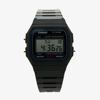 Casio นาฬิกาข้อมือผู้ชาย รุ่น F-91W-1UR