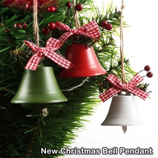 [Christmas Products] Christmas Painted Wrought Iron BellsChristmas Ornaments For Xmas Tree / Christmas Tree Decorations