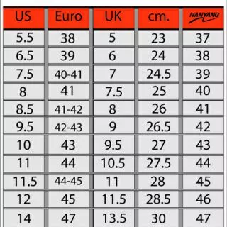 รองเท้าผ้าใบนักเรียนนันยาง ไซส์ 37-46