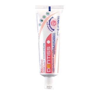 ยาสีฟันสมุนไพร มิสทีน เดนทิส mistine dentiss pink salt toothpaste 50g. ยาสีฟันฟันขาว ยาสีฟัน สูตรเกลือสีชมพู ดูแลช่องปาก